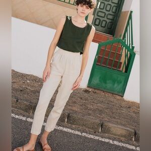 NOTPERFECT LINEN ATHENS PANTS MED